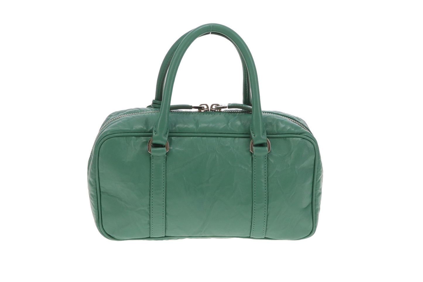 Prada Re-Edition 2001 Bauletto Green SHW