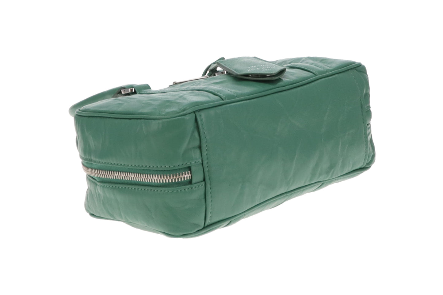 Prada Re-Edition 2001 Bauletto Green SHW