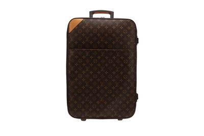 Louis Vuitton Monogram Pegase Rolling Luggage 55 with Garment Bag (Hot stamped F.S.G)