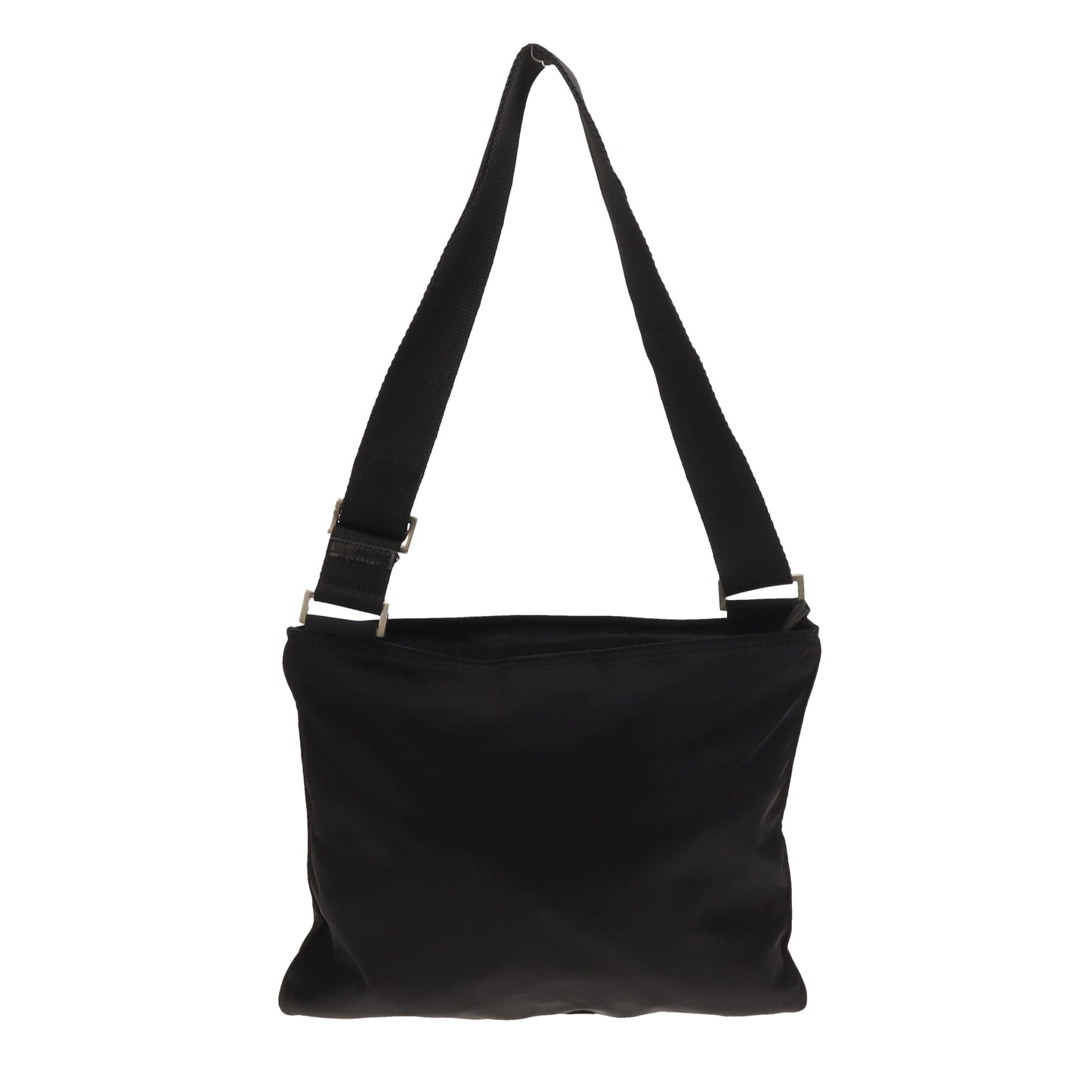 Prada Flat Messenger Black Nylon Vintage