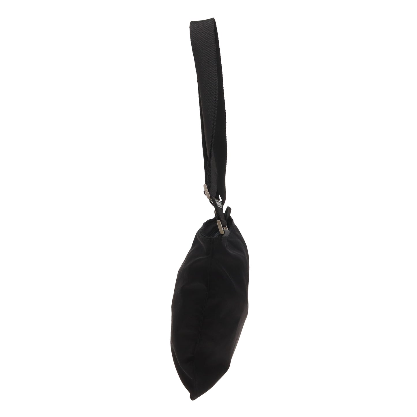 Prada Flat Messenger Black Nylon Vintage