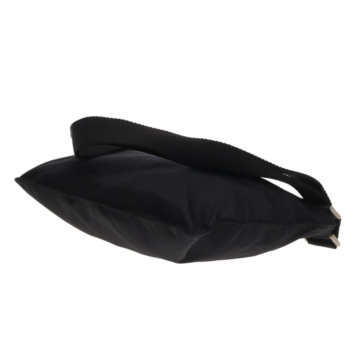 Prada Flat Messenger Black Nylon Vintage
