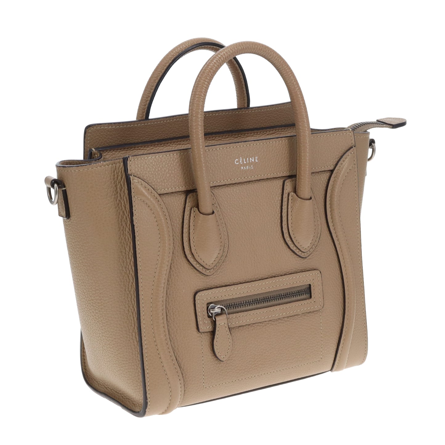 Celine Luggage Tote Nano Taupe 2018