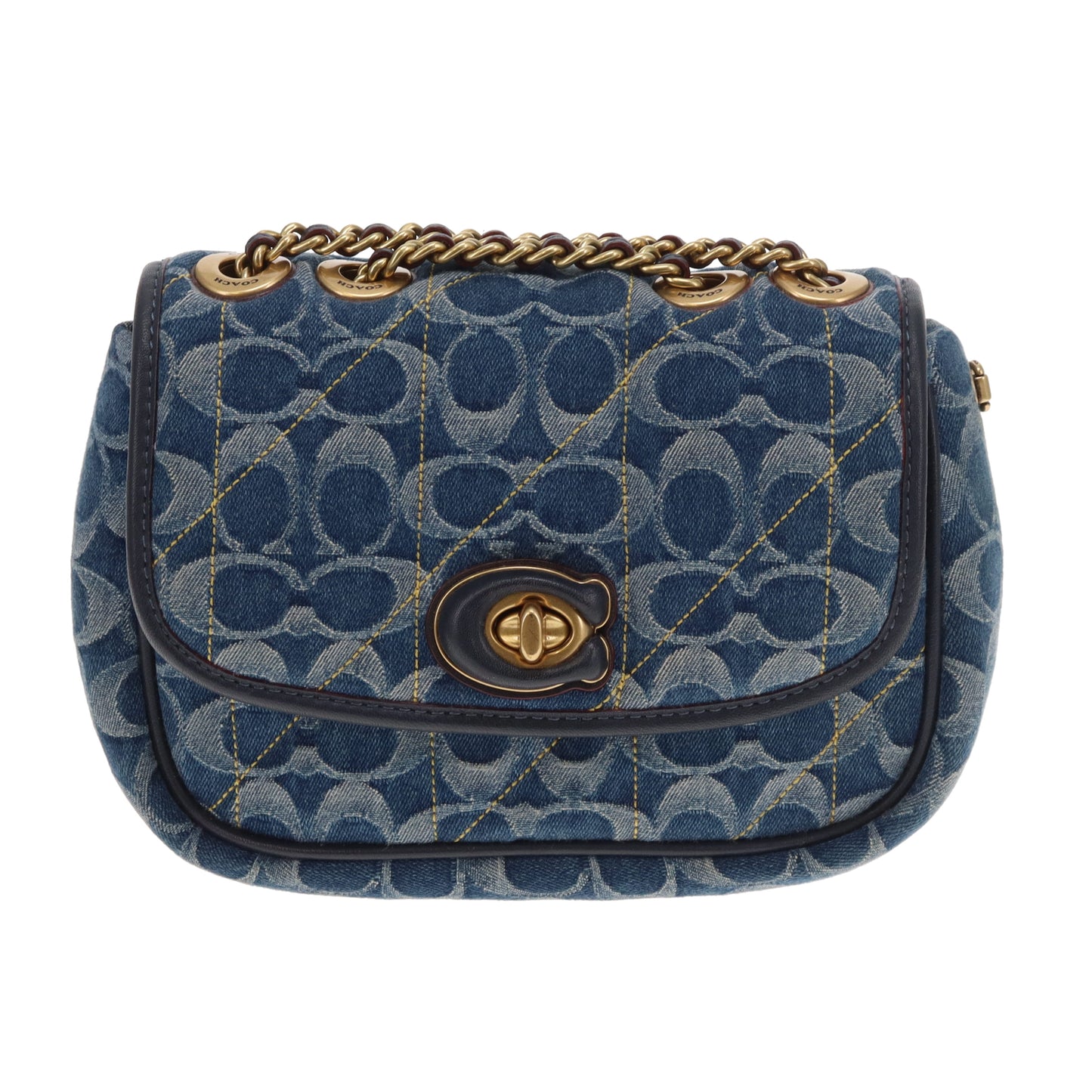 Coach Madison Pillow Bag Denim Blue