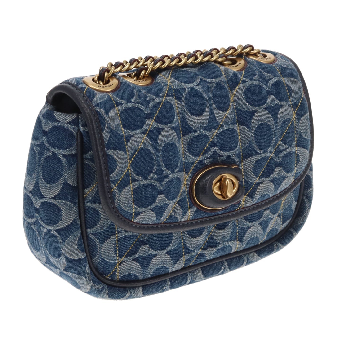 Coach Madison Pillow Bag Denim Blue
