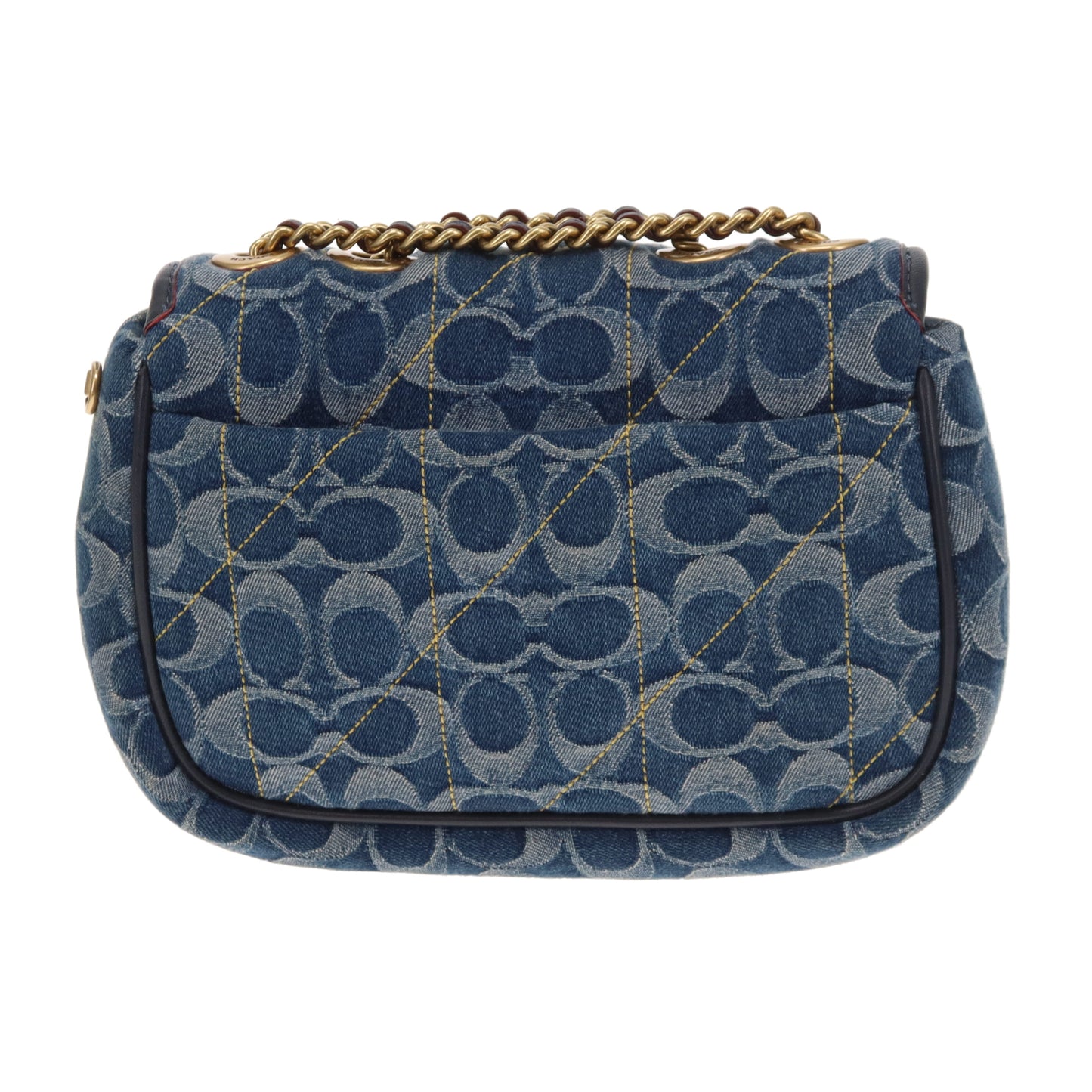 Coach Madison Pillow Bag Denim Blue