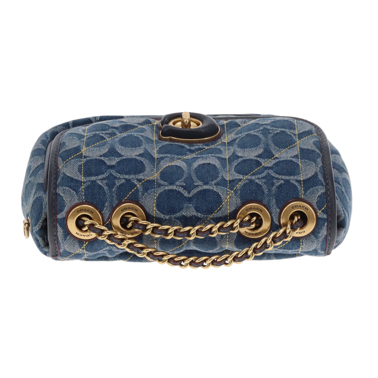 Coach Madison Pillow Bag Denim Blue