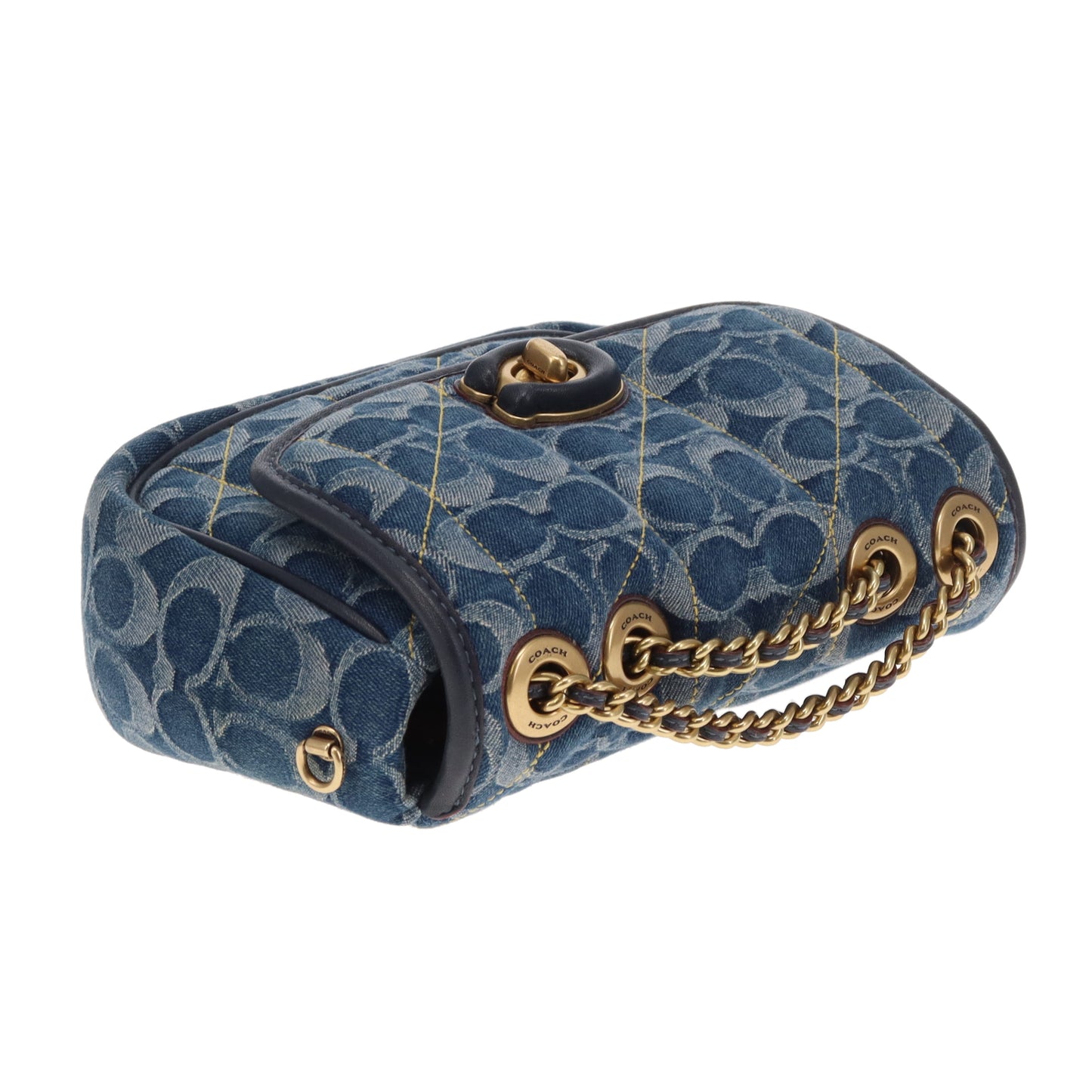 Coach Madison Pillow Bag Denim Blue