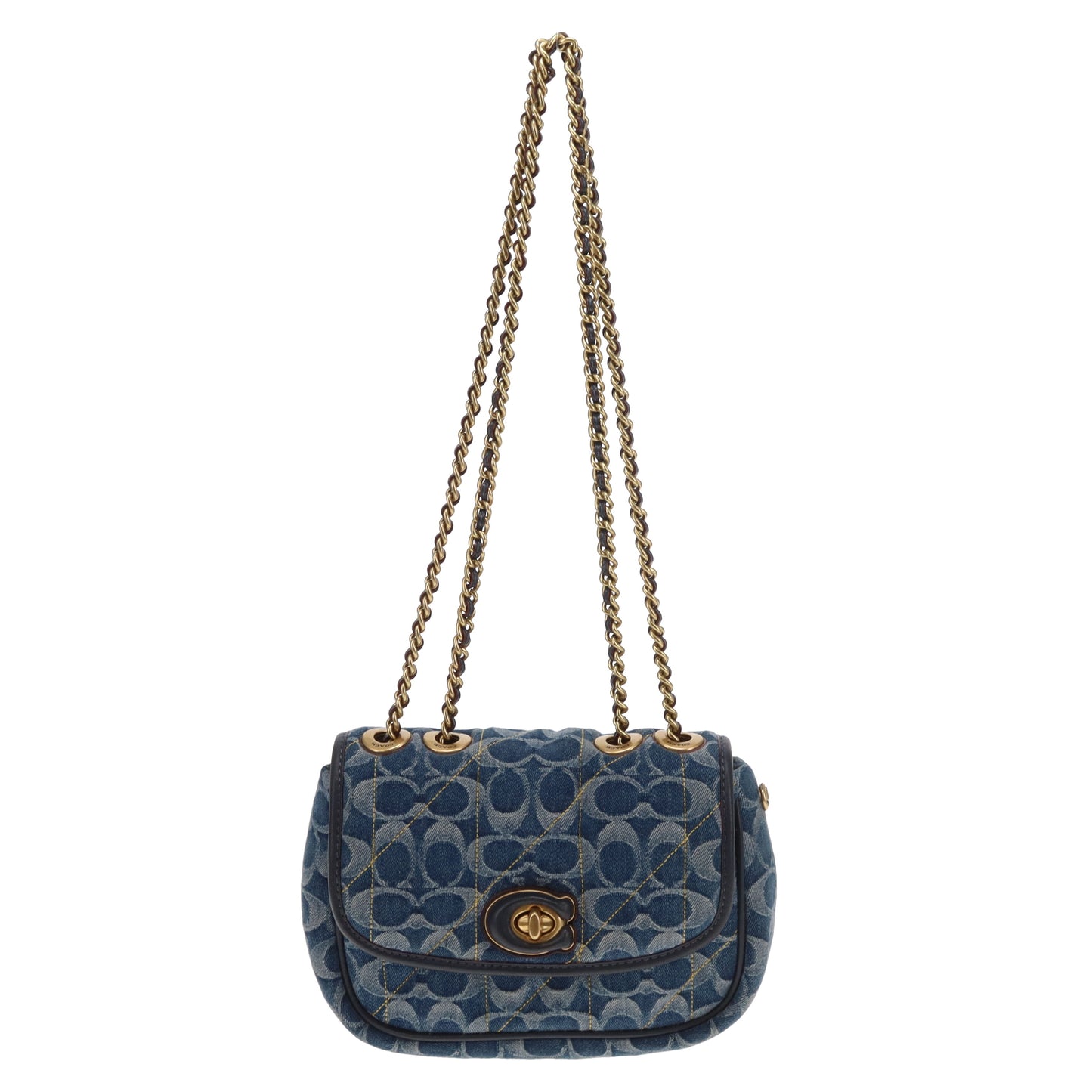 Coach Madison Pillow Bag Denim Blue