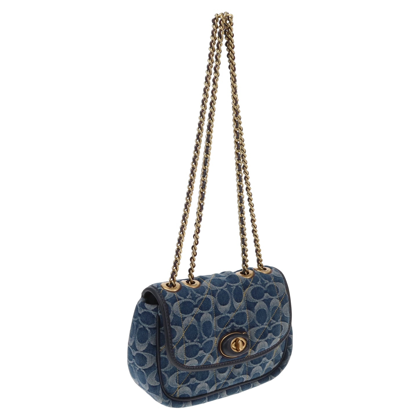 Coach Madison Pillow Bag Denim Blue