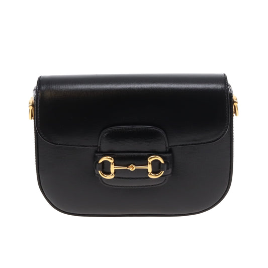 Gucci Horsebit 1955 Small Bag Black Leather