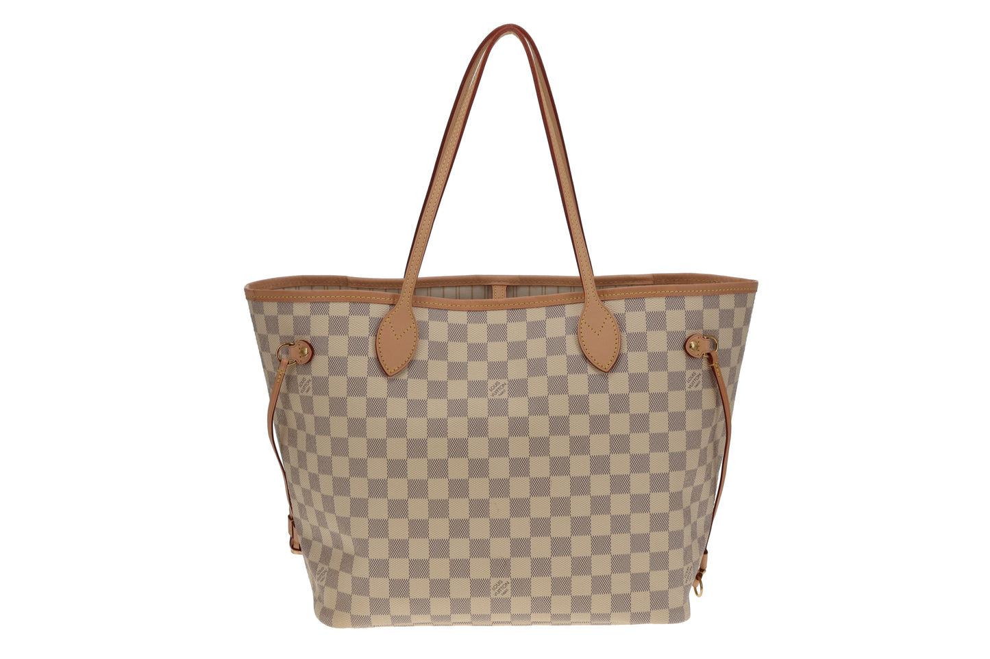 Louis Vuitton Neverfull MM with Pochette Damier Azur AR5129 - 2019