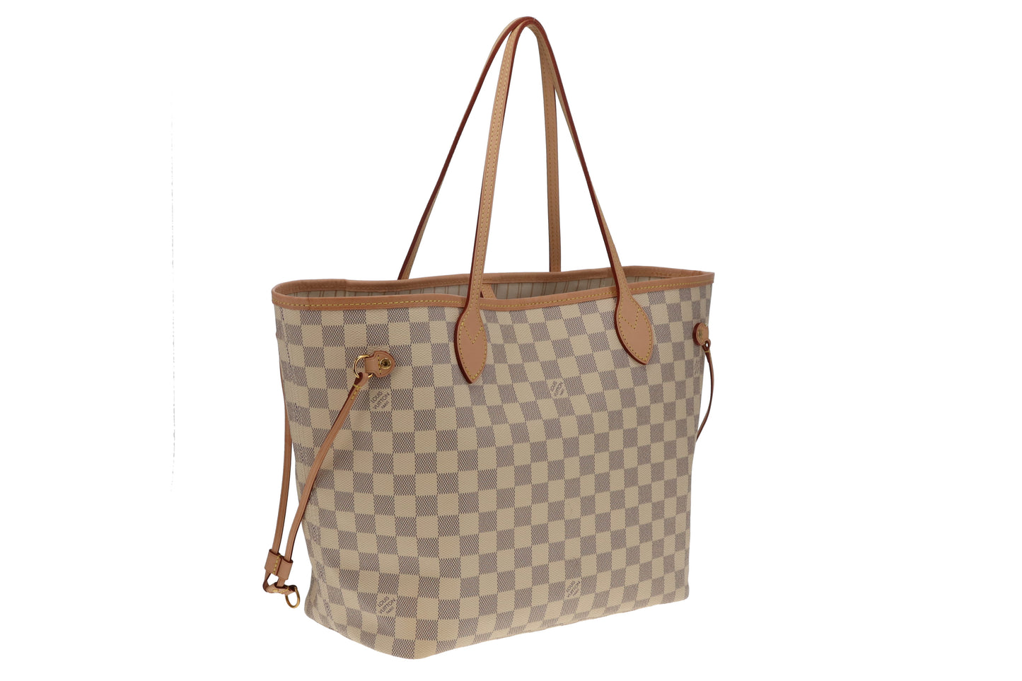 Louis Vuitton Neverfull MM with Pochette Damier Azur AR5129 - 2019