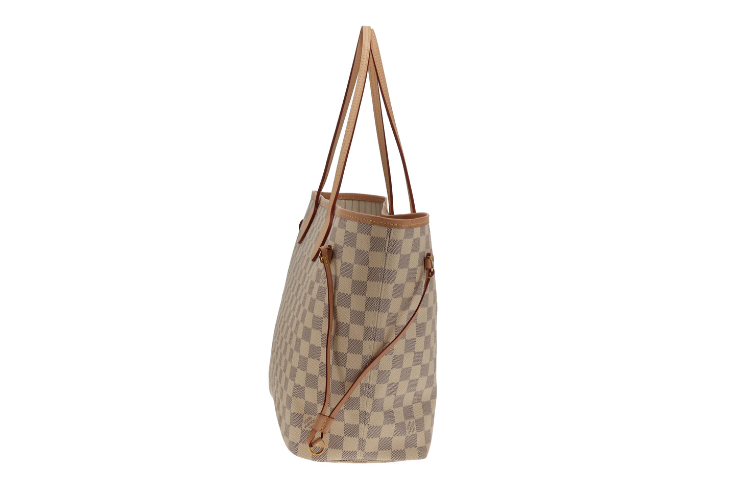 Louis Vuitton Neverfull MM with Pochette Damier Azur AR5129 - 2019