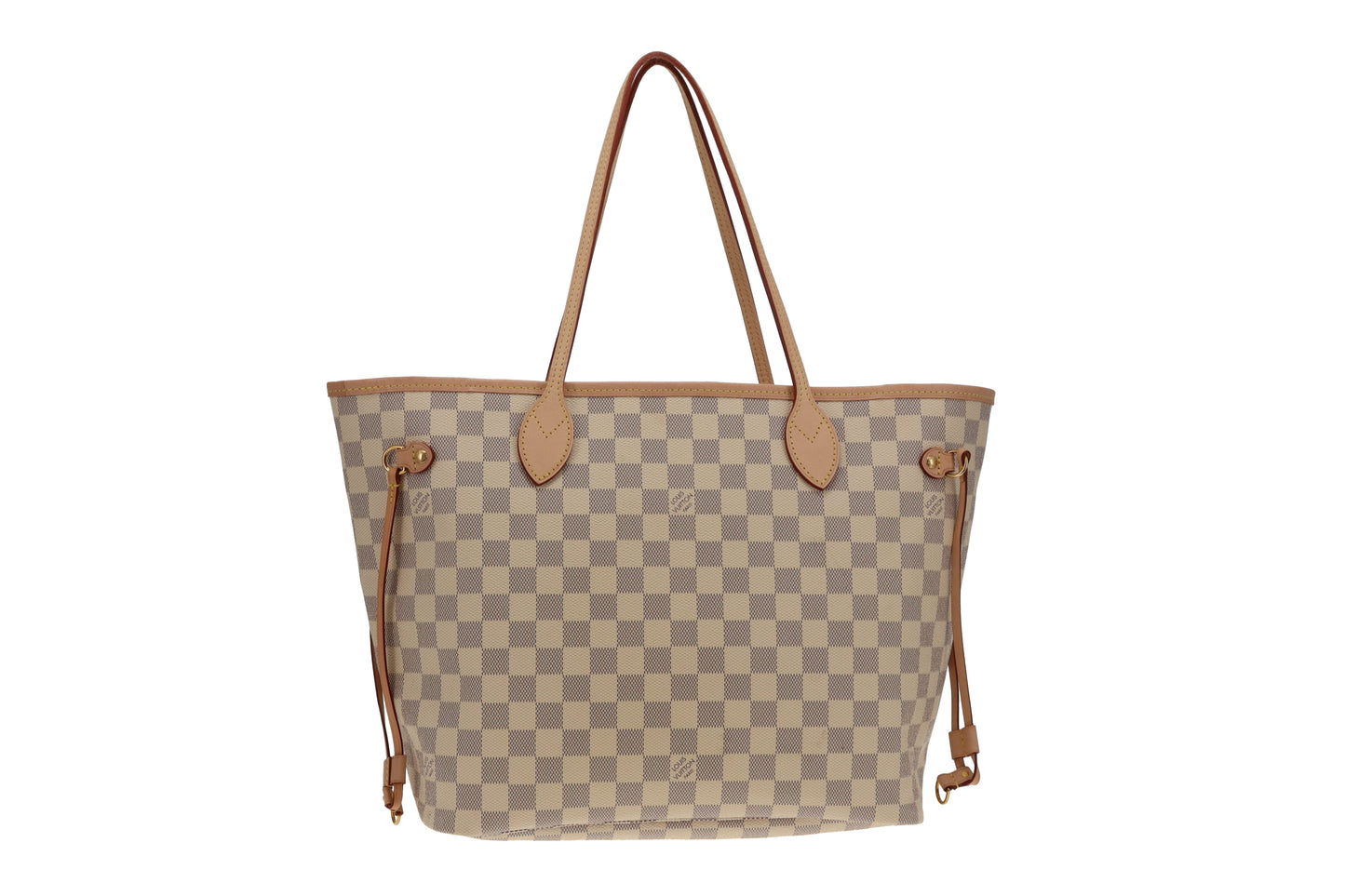 Louis Vuitton Neverfull MM with Pochette Damier Azur AR5129 - 2019