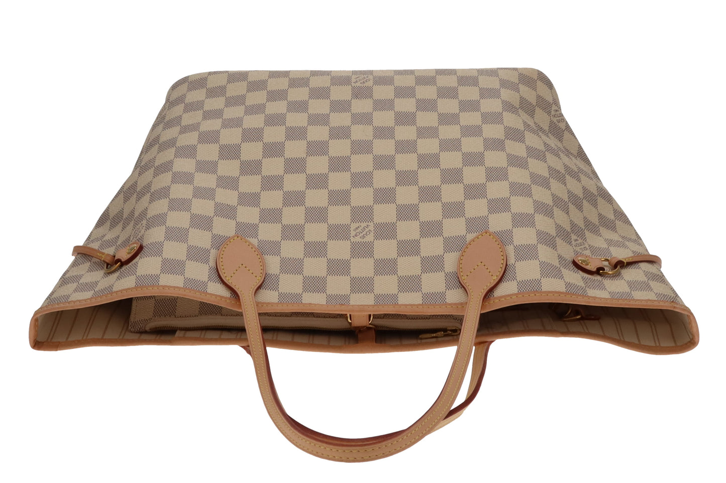 Louis Vuitton Neverfull MM with Pochette Damier Azur AR5129 - 2019