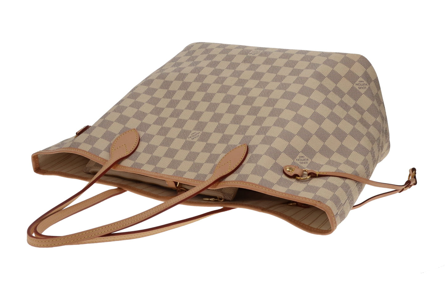 Louis Vuitton Neverfull MM with Pochette Damier Azur AR5129 - 2019