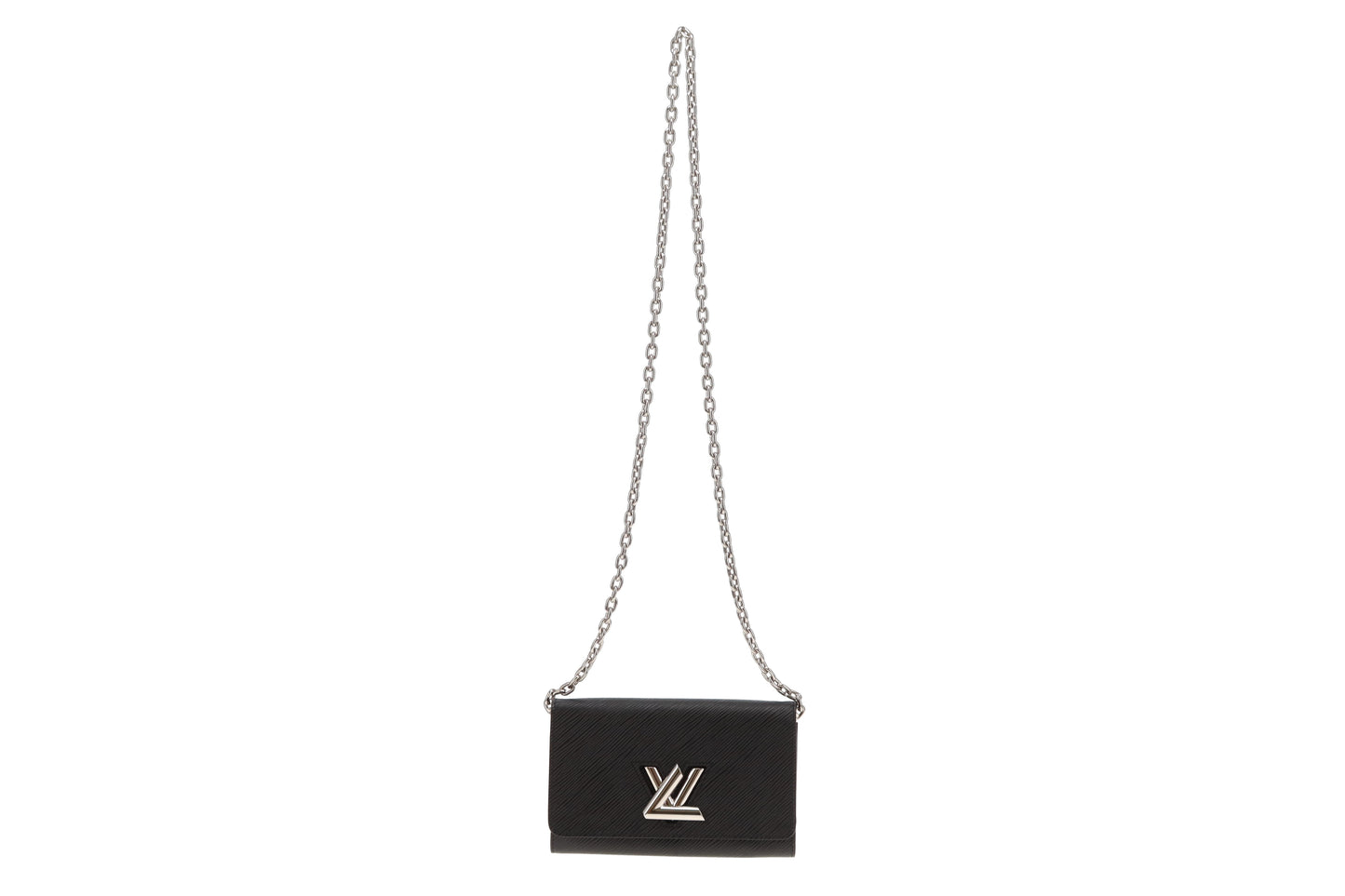 Louis Vuitton Twist Chain Wallet Black Epi SHW SP4159 -2019