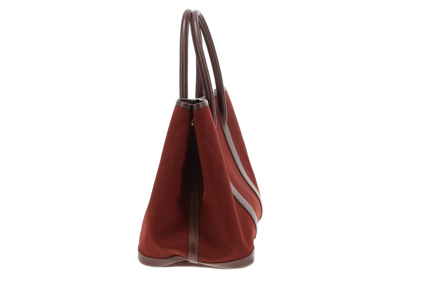 Hermes Garden Party 36 Toile Buffle Rouge H