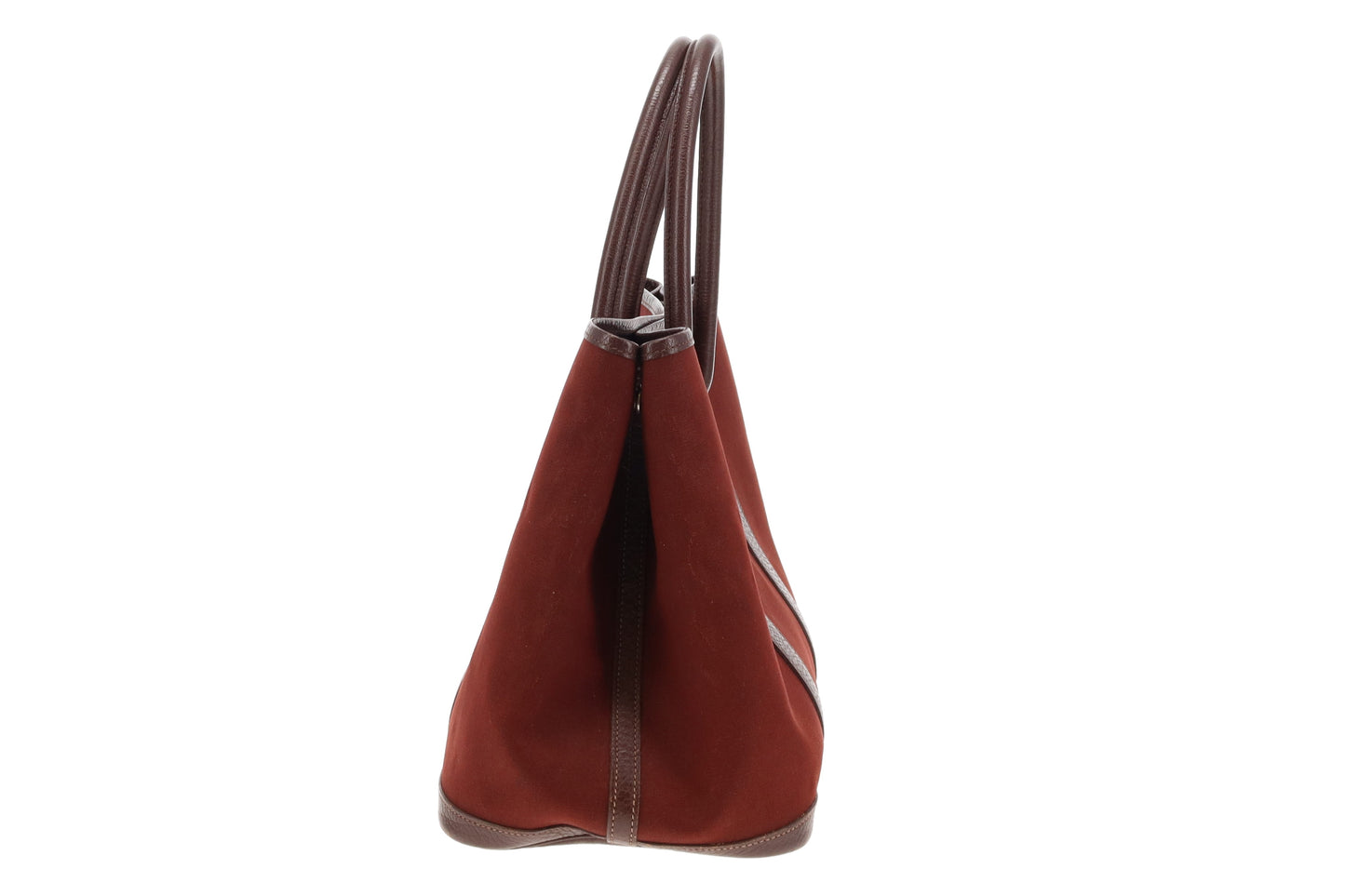 Hermes Garden Party 36 Toile Buffle Rouge H
