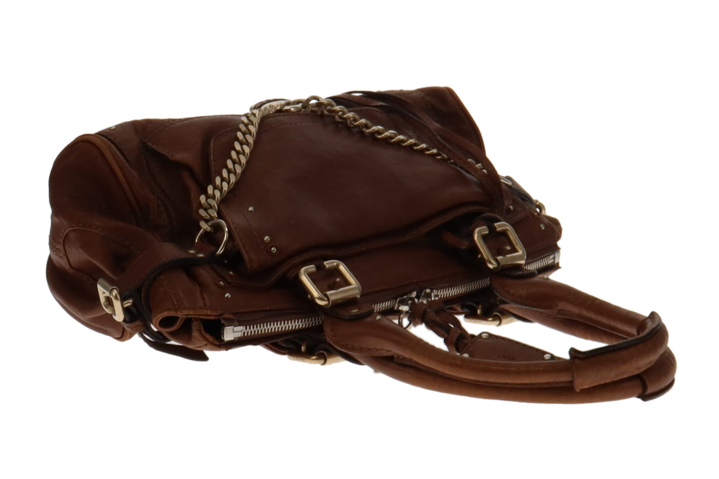 Chloe Paddington Tan Distressed Leather GH