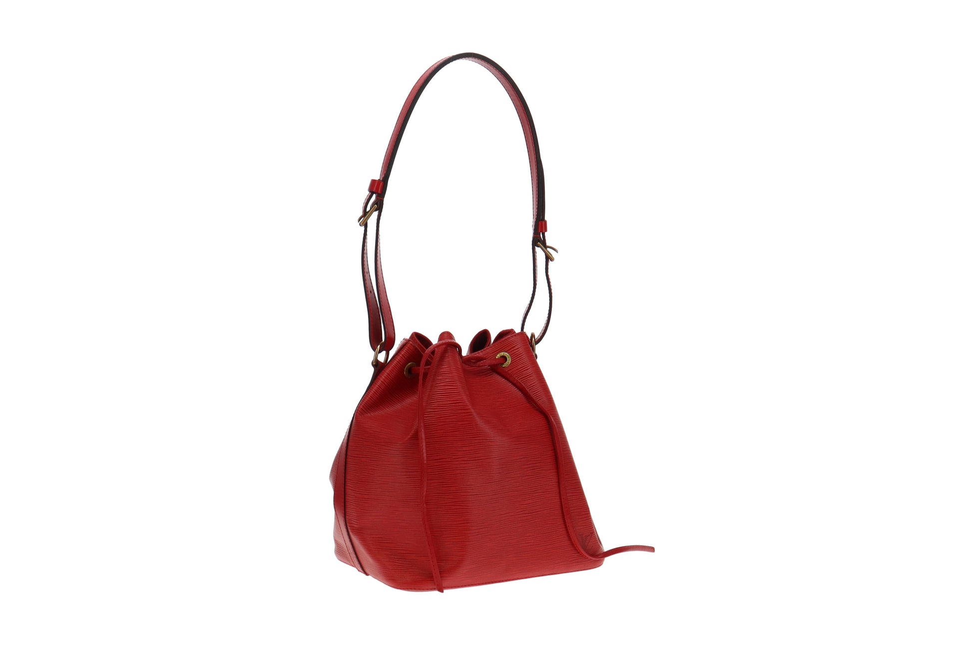 Shop for Louis Vuitton Red Epi Leather Petit Noe PM Drawstring Shoulder Bag  - Shipped from USA