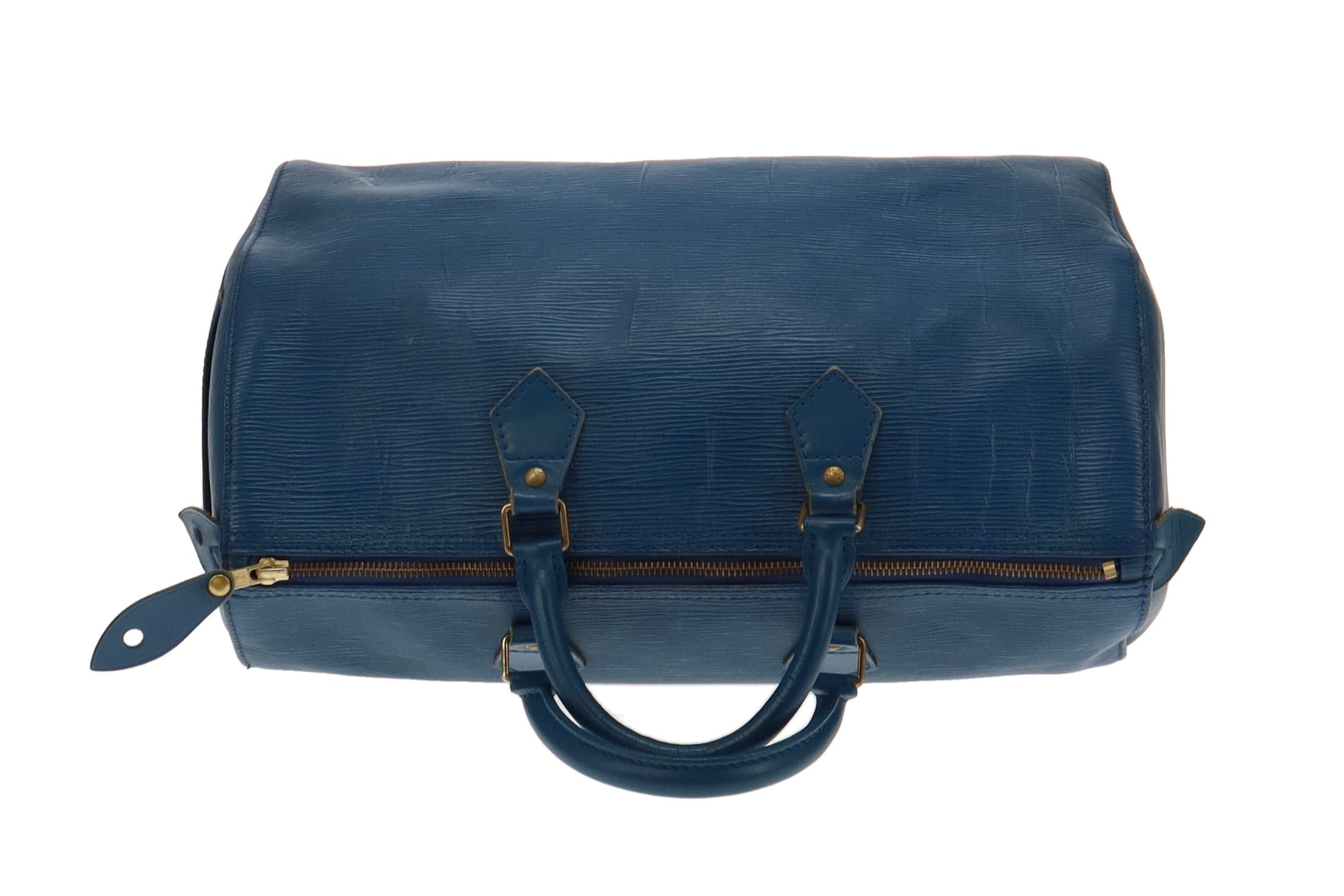 Louis Vuitton Toledo Blue Epi Speedy 35 VI1912 – Designer Exchange Ltd