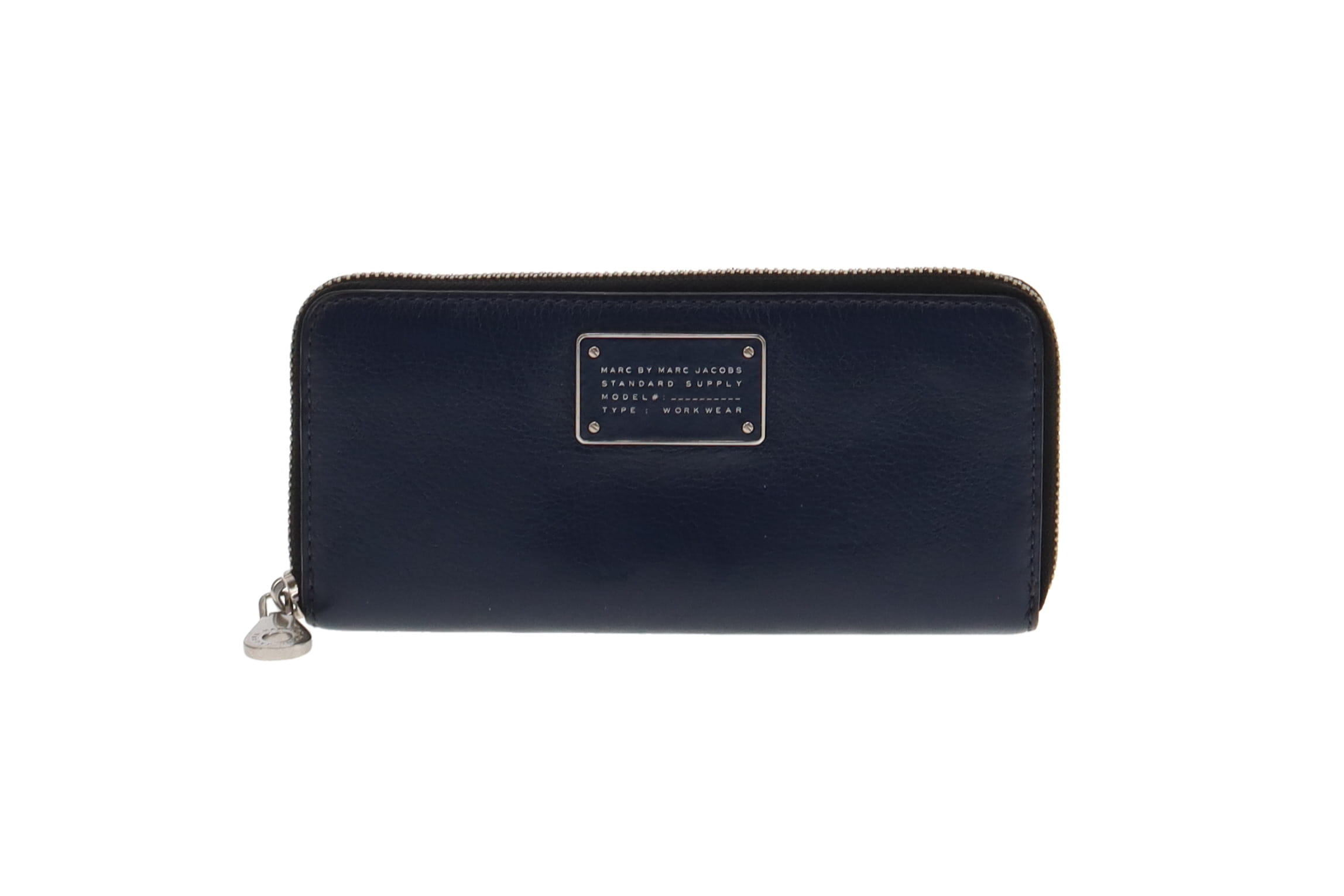Marc By Marc Jacobs Blue Workwear Long Zip Wallet SH Designer