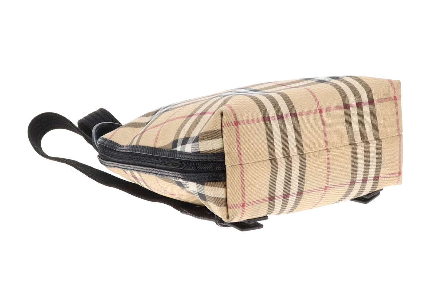 Burberry Backpack Check Coated Canvas