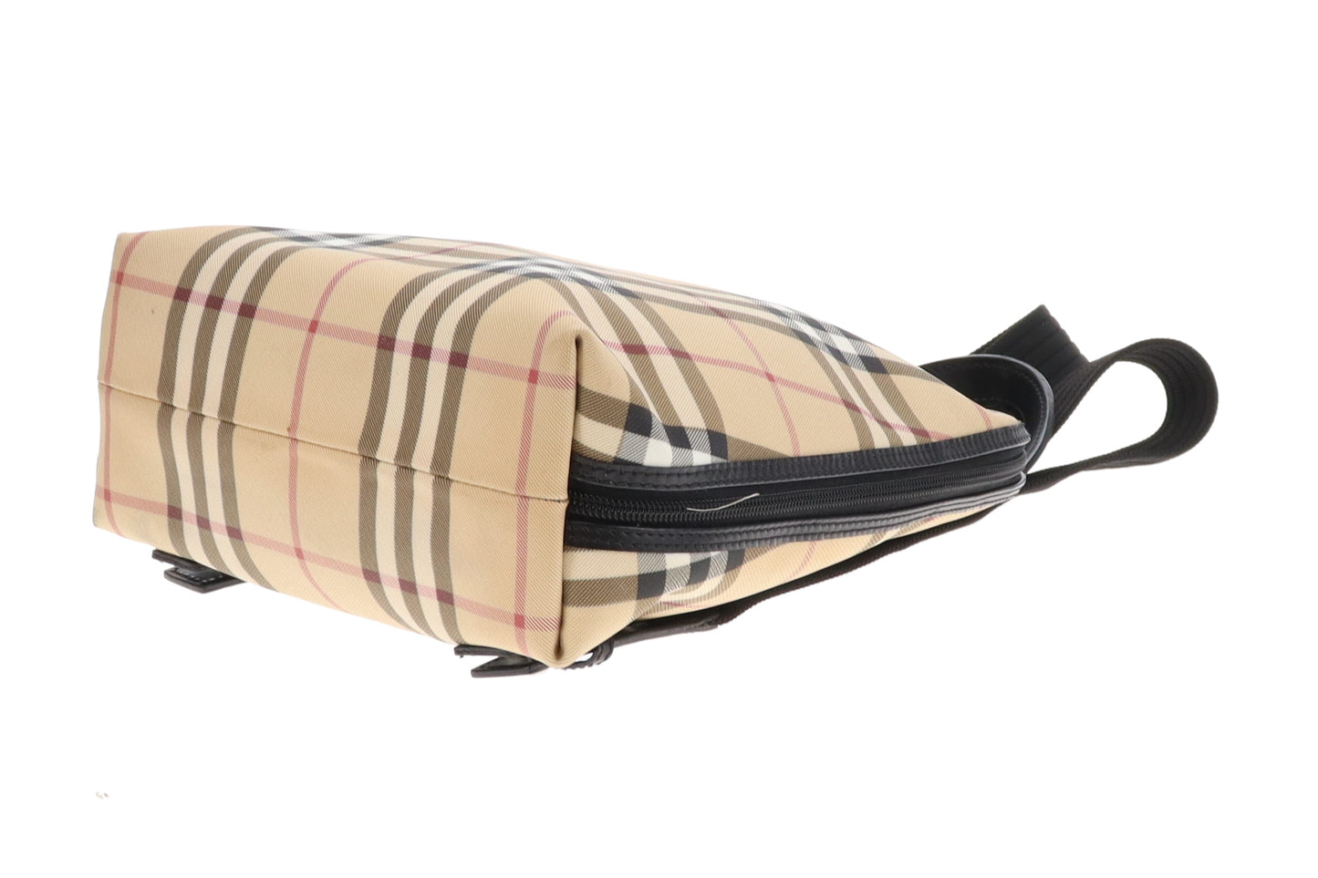 Burberry Backpack Check Coated Canvas