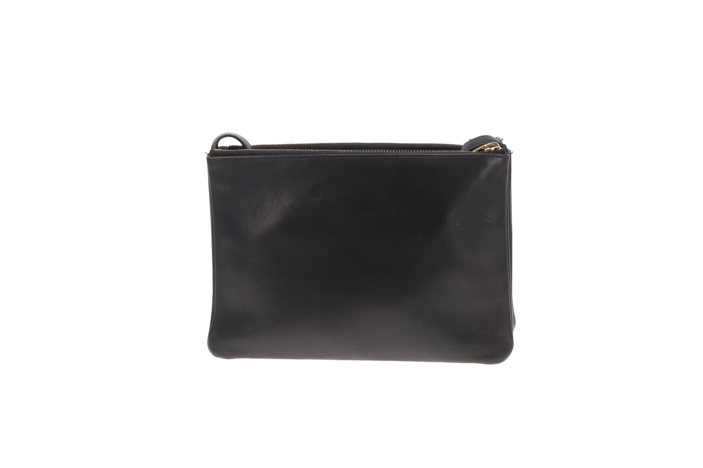 Celine Trio Pouch Lambskin Large Black