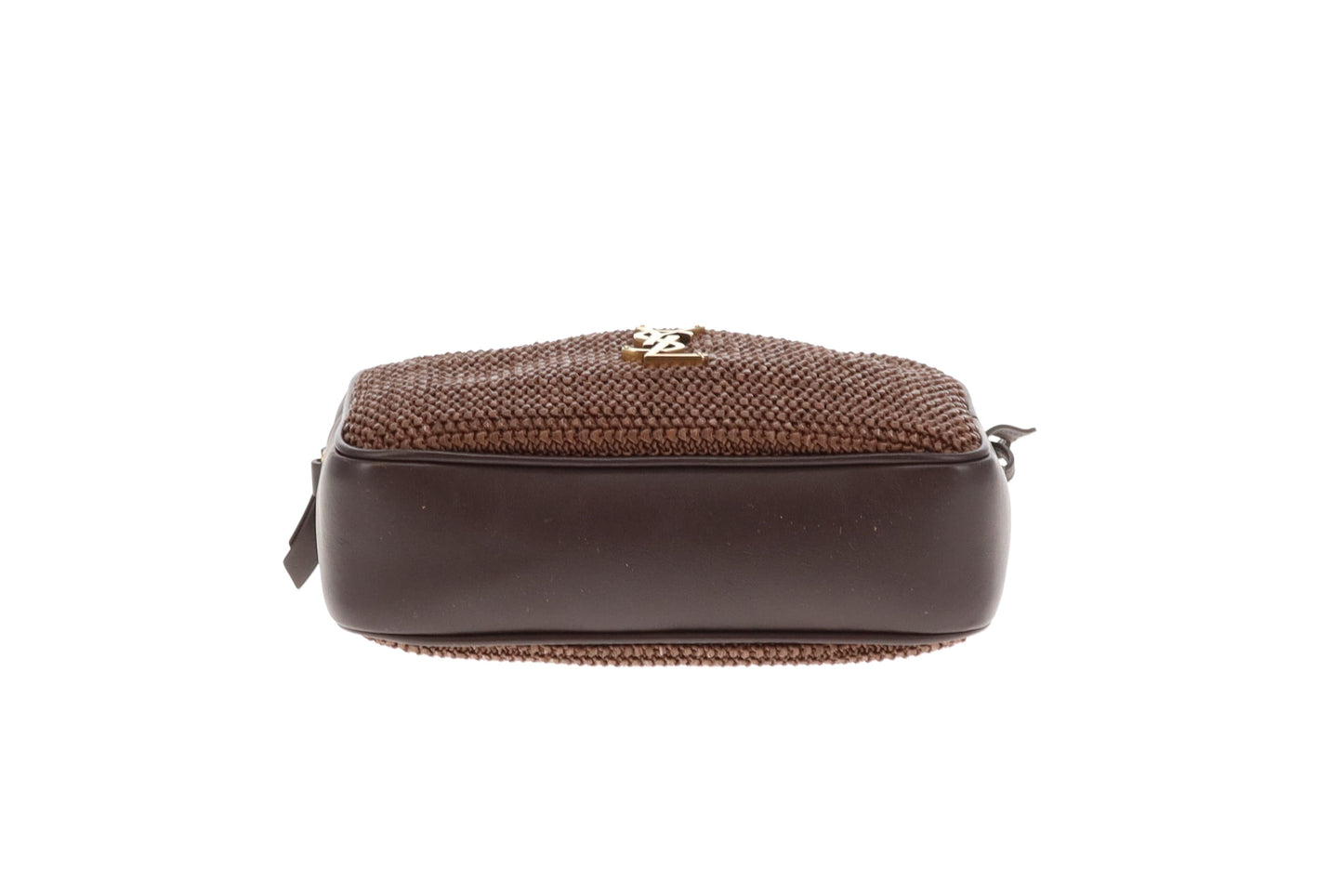 Saint Laurent Lou Camera Bag Choc Brown Raffia 2020