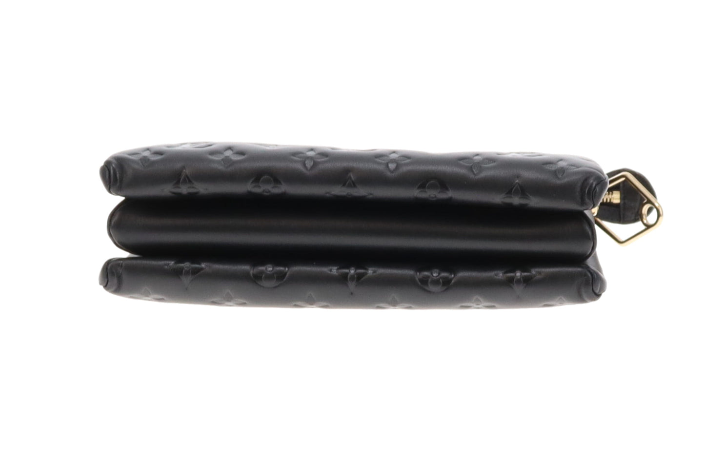 Louis Vuitton Coussin PM Black Leather GHW (missing long canvas strap) NFID