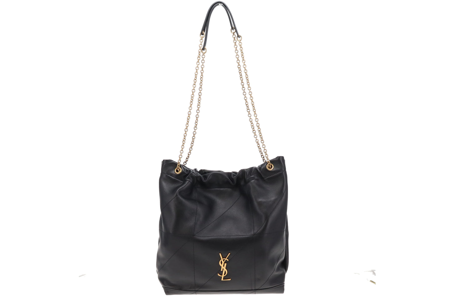 Saint Laurent Jamie Ponchon Black Lambskin GHW 2024