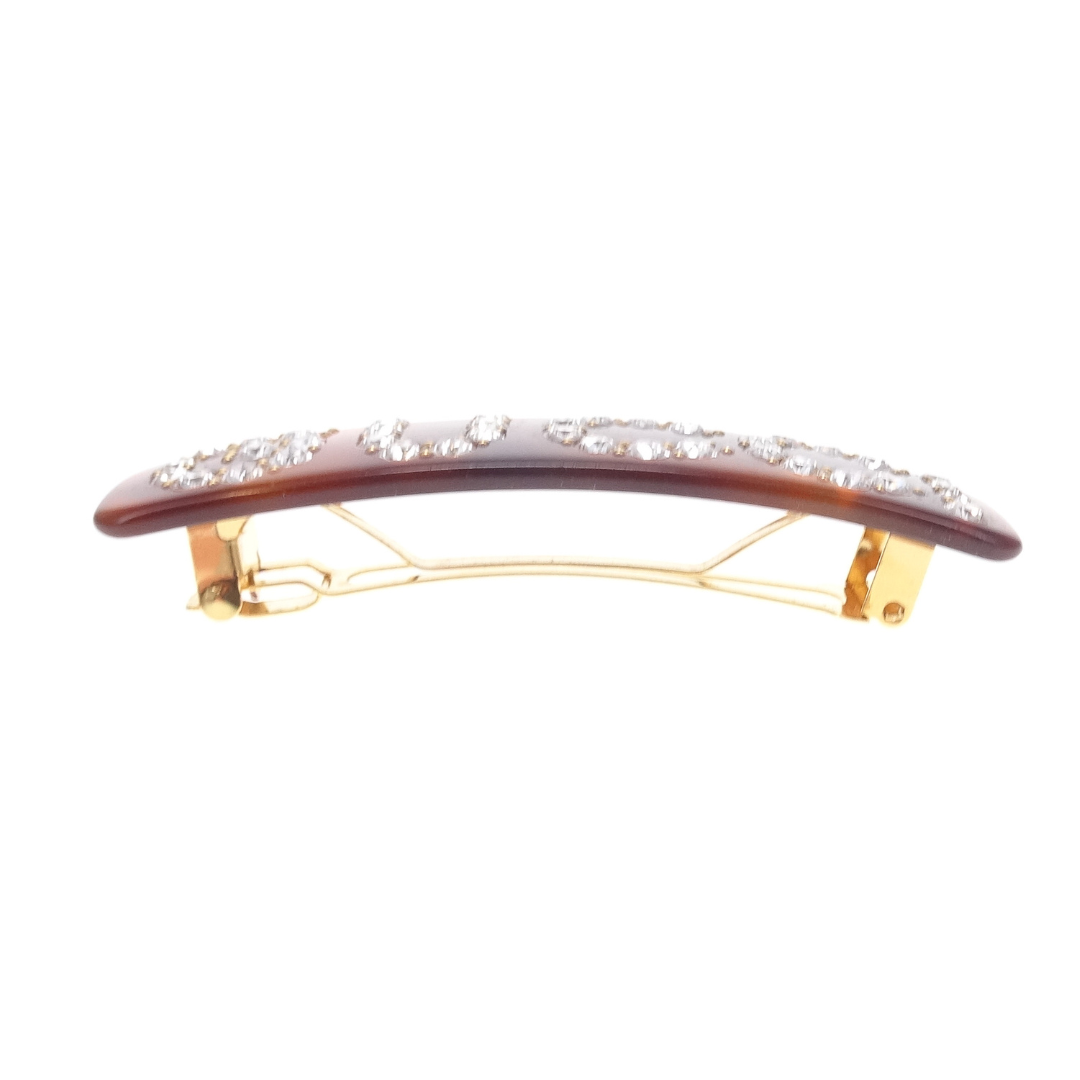 Gucci Crystal Logo Single Hair Clip