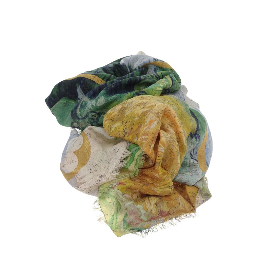 Louis Vuitton Jeff Koons Masters Collection Van Gogh Silk & Wool