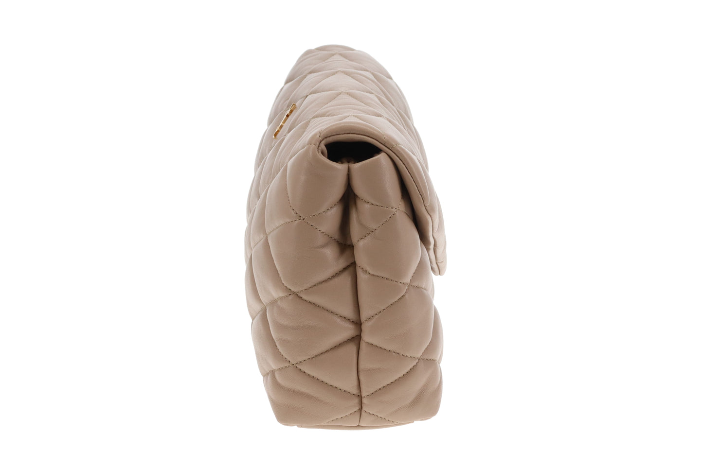 Saint Laurent Sade Oversized Clutch Beige Lambskin 2021