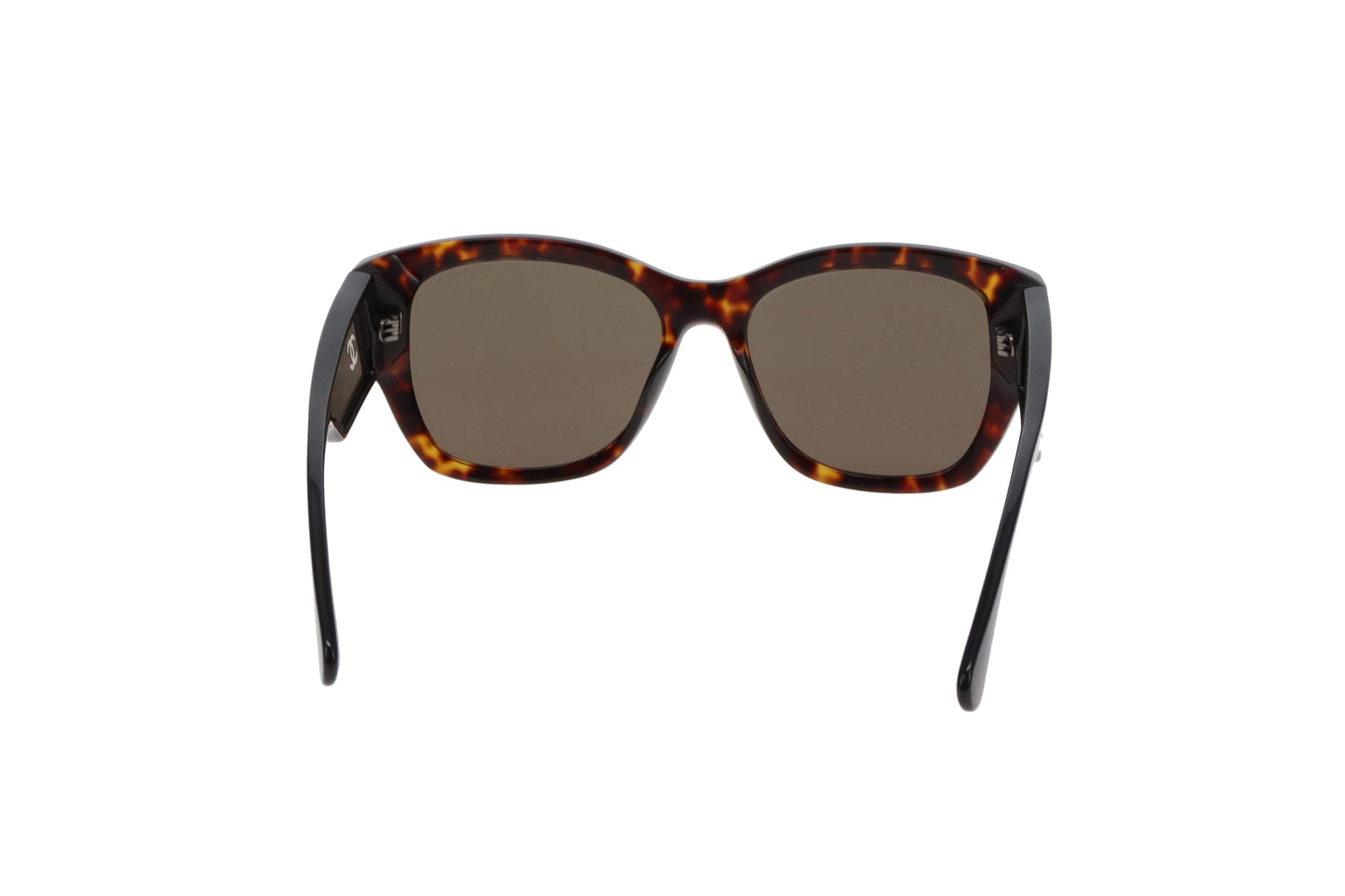 Chanel Sunglasses Dark Tortoise Butterfly Signature CC 5429