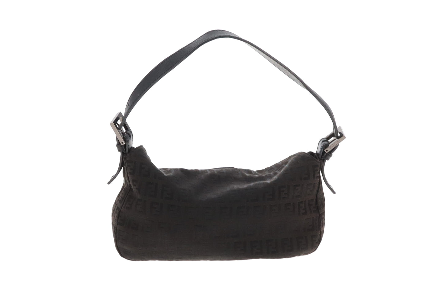 Fendi Baguette Half Moon Flap Black