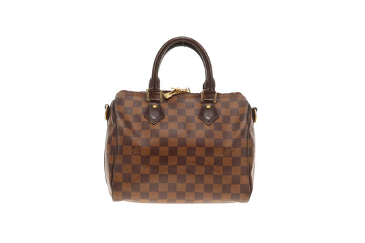 Louis Vuitton Speedy 25 Bandouliere Damier Ebene LA4188