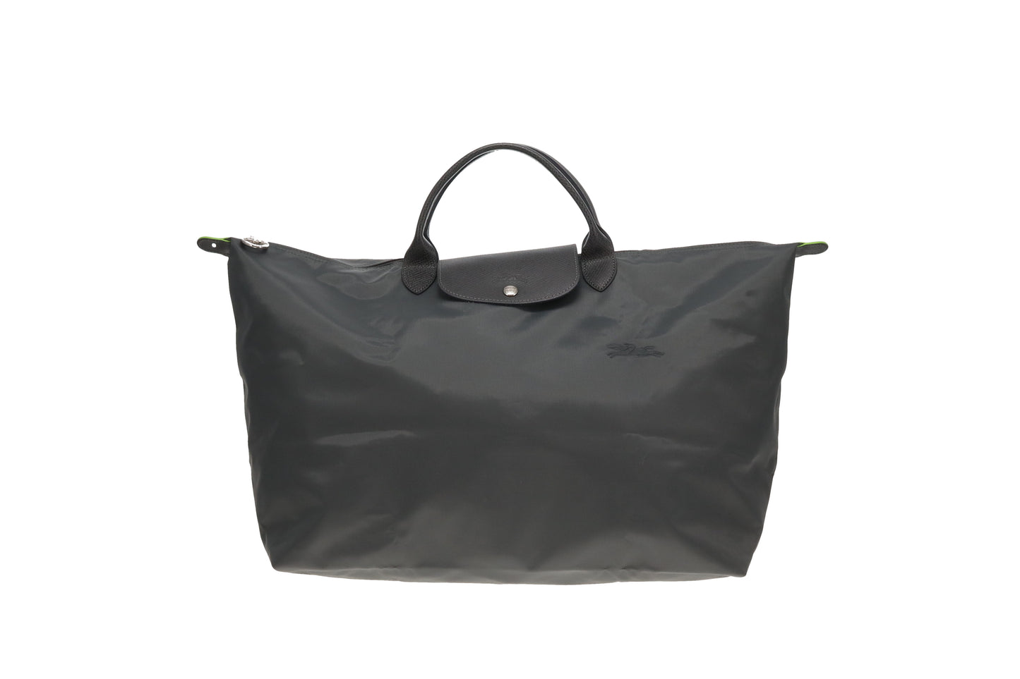 Longchamp Le Pliage Club Large Grey & Green