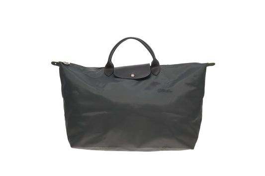 Longchamp Le Pliage Club Large Grey & Green