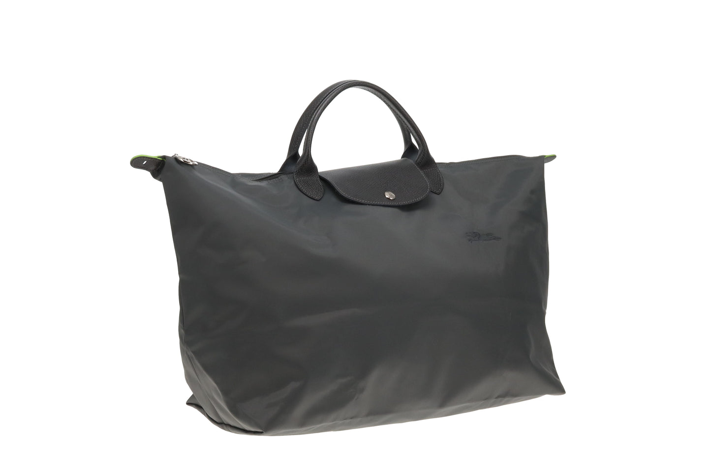 Longchamp Le Pliage Club Large Grey & Green