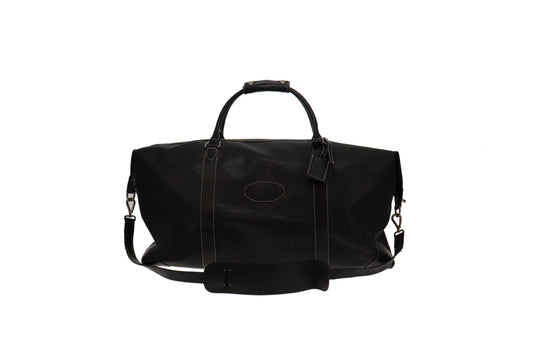 Mulberry Clipper Black Scotchgrain With Strap