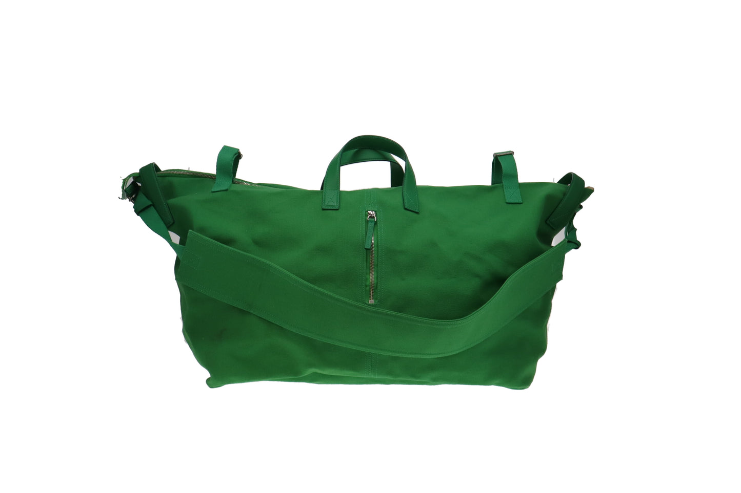 Jacquemus Green Cotton Canvas Le Sac à Linge Weekend Bag