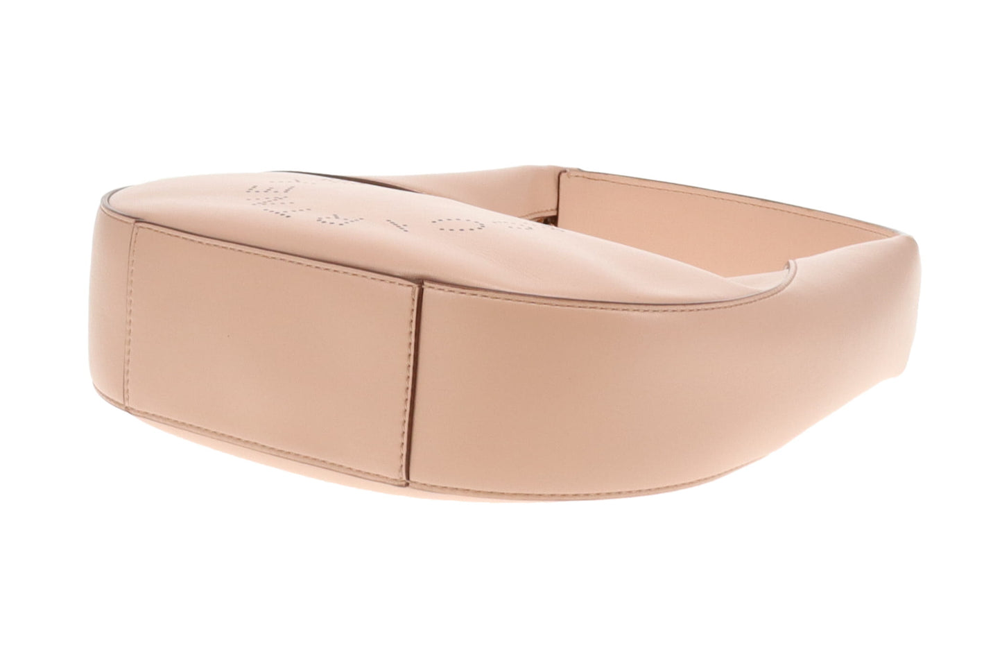 Stella McCartney Beige Faux Leather Small Logo Shoulder Bag