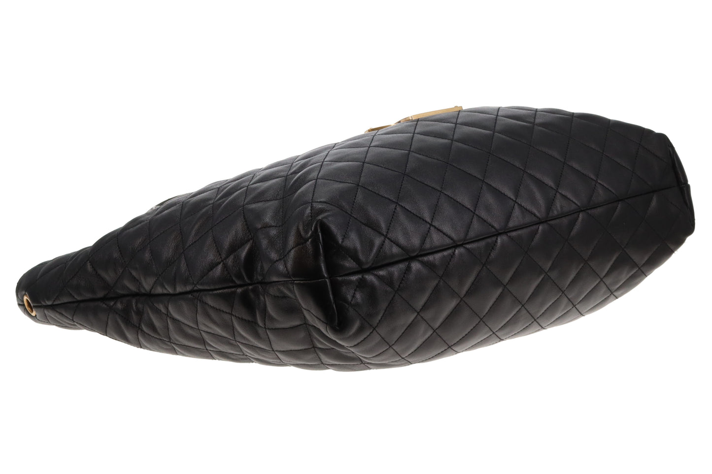 Saint Laurent Maxi Icare Tote Black Lambskin GHW 2023