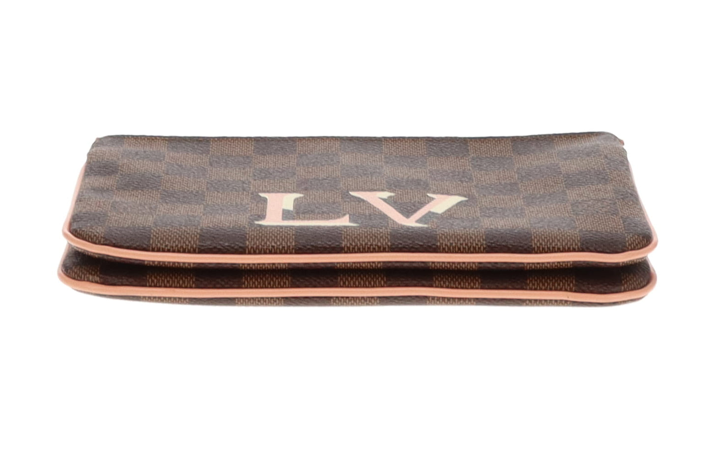 Louis Vuitton Damier Ebene LV Double Zip Pochette MI2139 - 2019