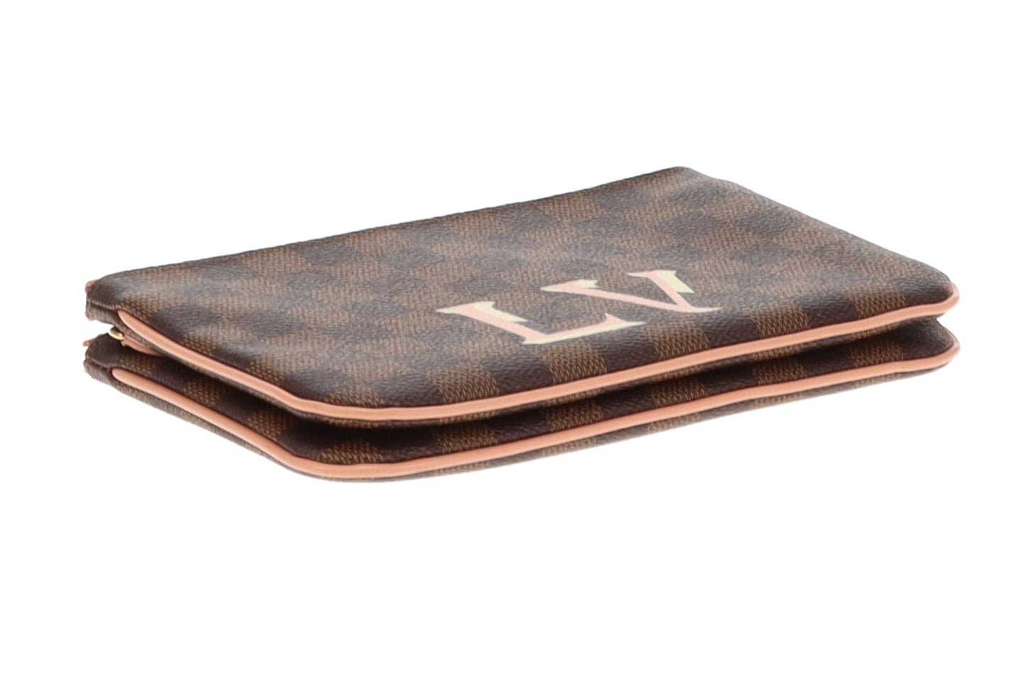 Louis Vuitton Damier Ebene LV Double Zip Pochette MI2139 - 2019