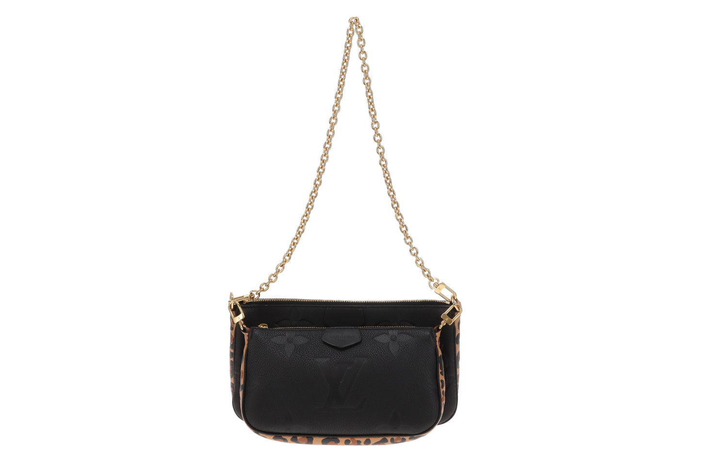 Louis Vuitton Multi Pochette Accessoires Wild At Heart Black (NFID)